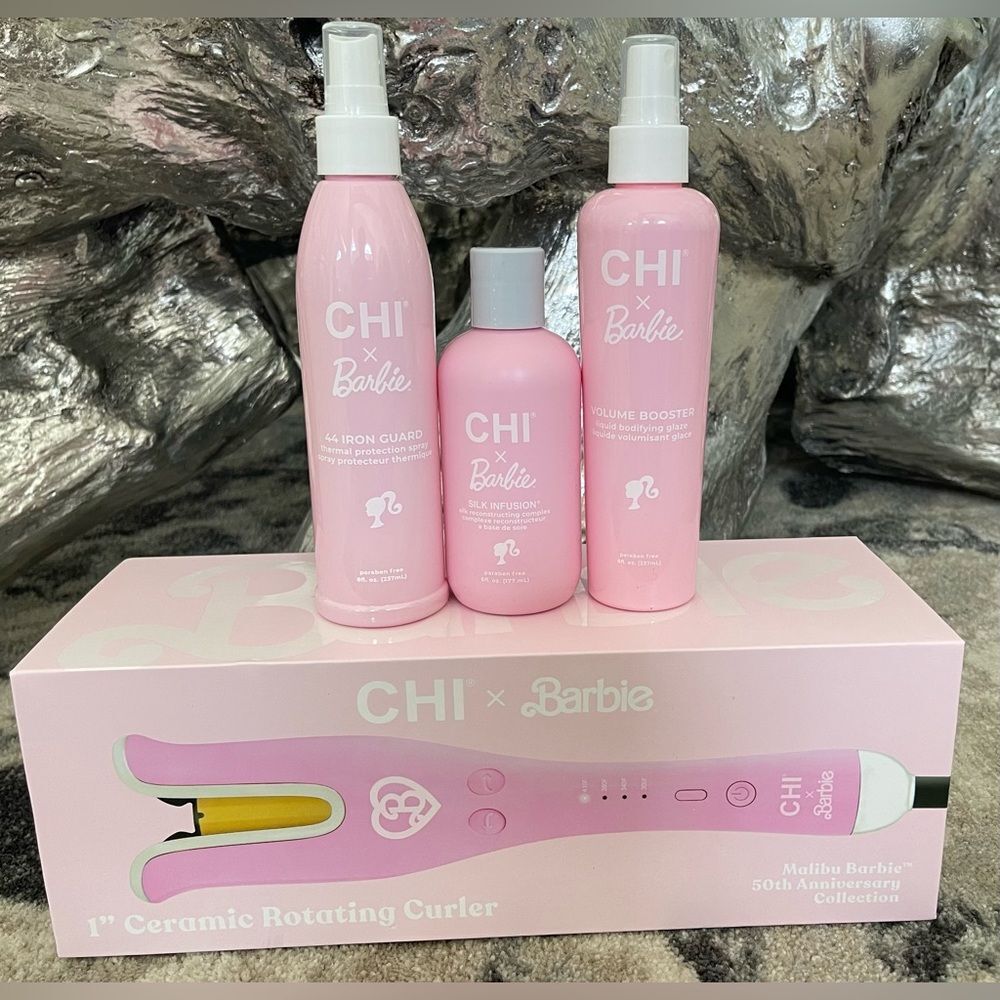 CHI Barbie Pastel Sunrise 1-in. Compact Spin Curl  Collection